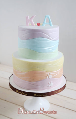 Phoenix Sweets Wedding Cake Rainbow