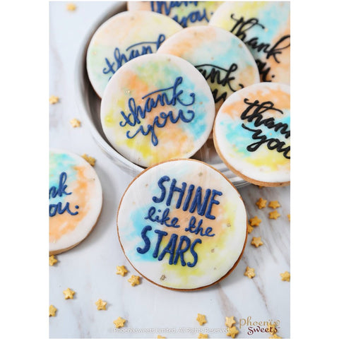 Phoenix Sweets - Water Colour Celebration Cookie