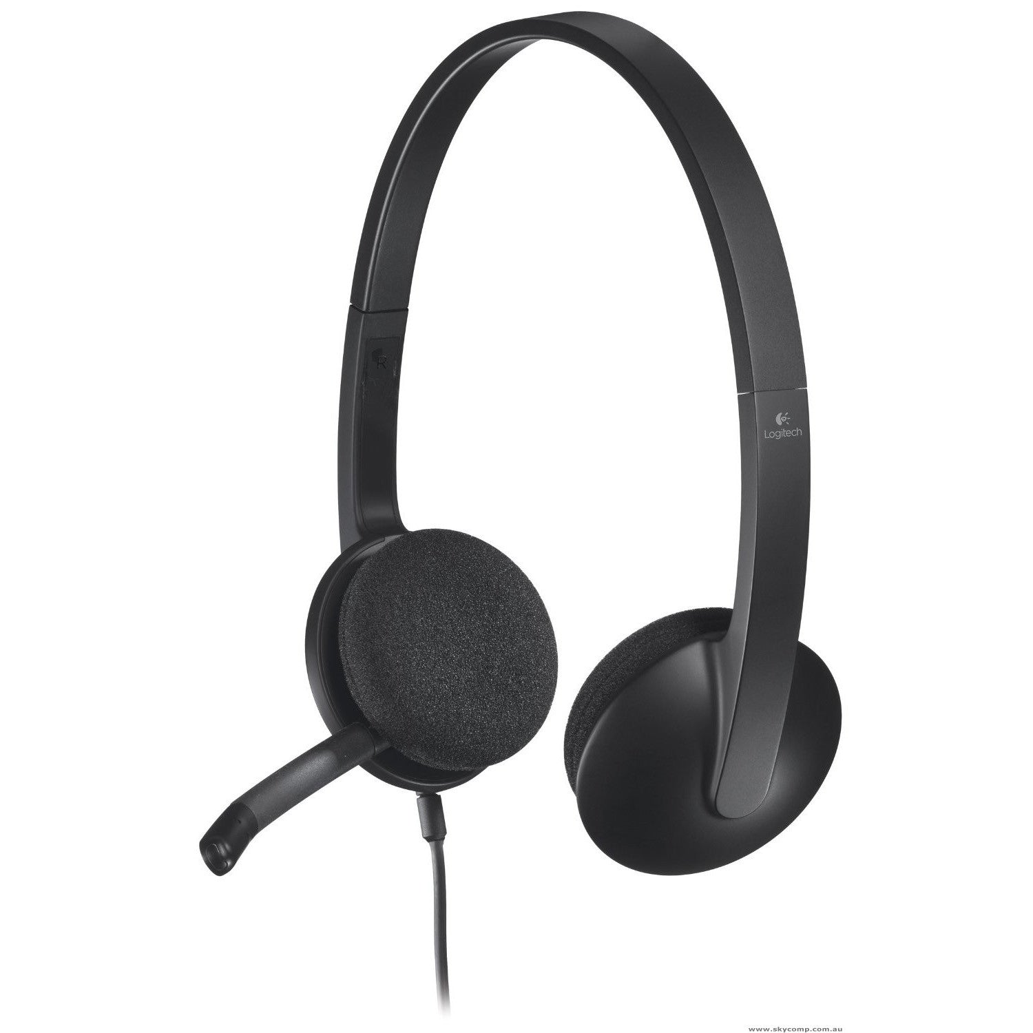 Logitech H Usb Noise Canceling Computer Headset With Mic With