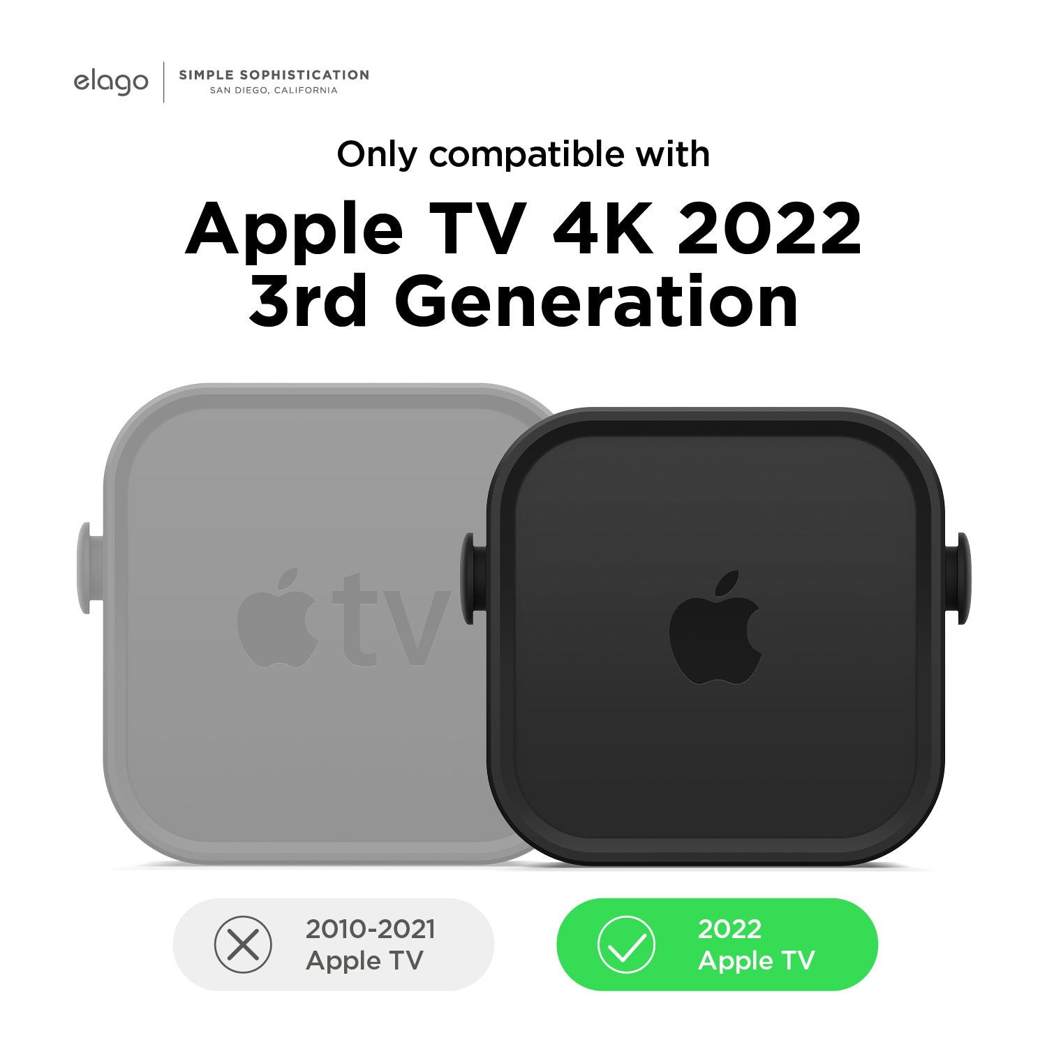 Apple TV for 2022 Apple TV 4K 3rd Generation - elago