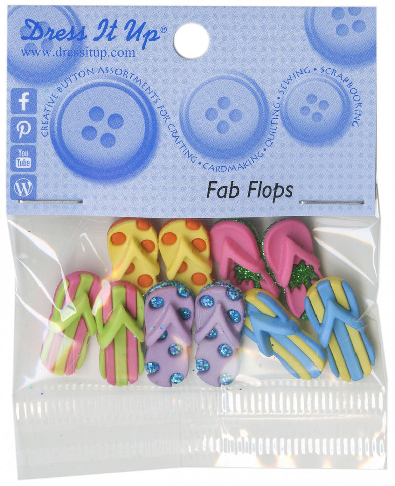 Flip flop buttons