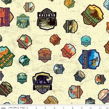 Load image into Gallery viewer, National Parks patches cream colorway
