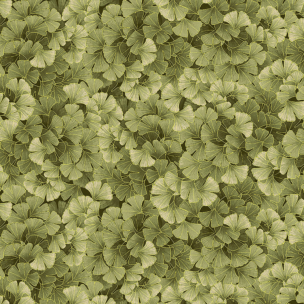 Ginkgo leaves from Timeless Terasures Fabrics