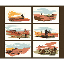 Load image into Gallery viewer, Go West with John Wayne Gray colorway by the yard from Riley Blake Designs
