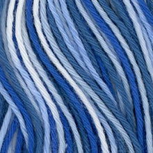 Load image into Gallery viewer, Sashiko thread 22 yards variegated blues
