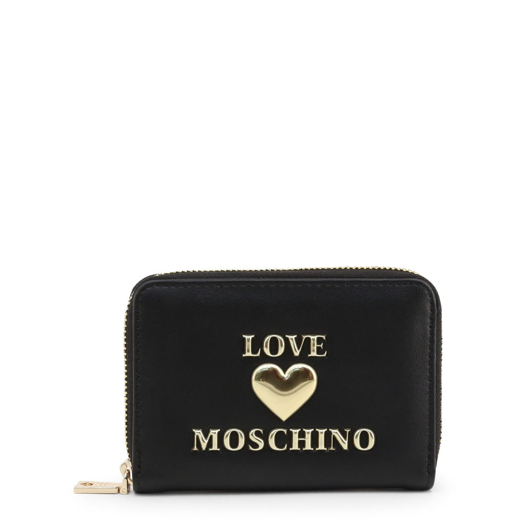 moschino black wallet