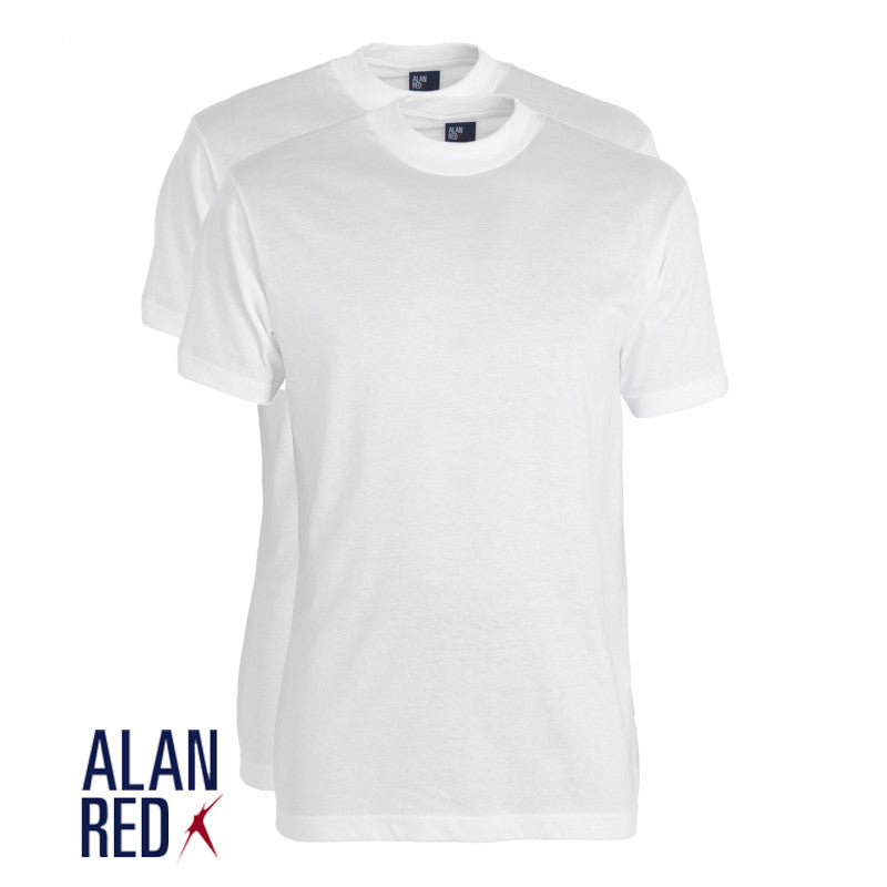 vlam joggen sympathie Alan Red heren tshirts 2 pack hoge ronde hals 3129 – Comfort Bodywear