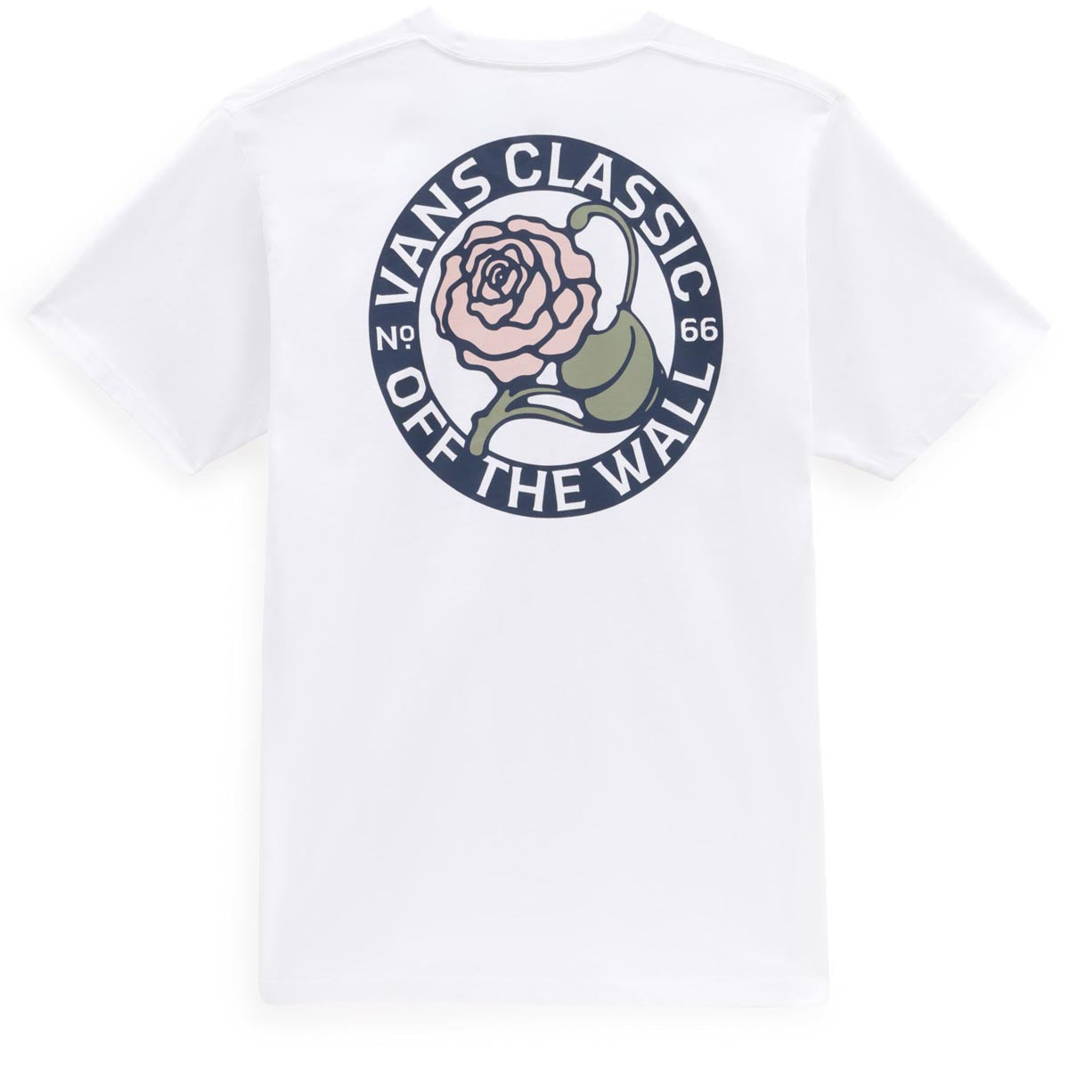 landinwaarts koud Bemiddelaar Vans Tried And True Rose T-Shirt - White – Daddies Board Shop