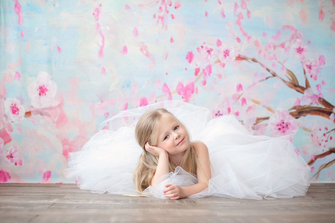 Cherry Blossom Backdrop | Image by April Massad