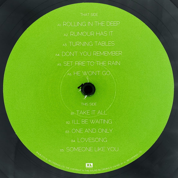 sindsyg Aggressiv Havslug Adele (3) 21 XL Recordings LP, Album, RE Mint (M) Mint (M) – Love Vinyl  Records
