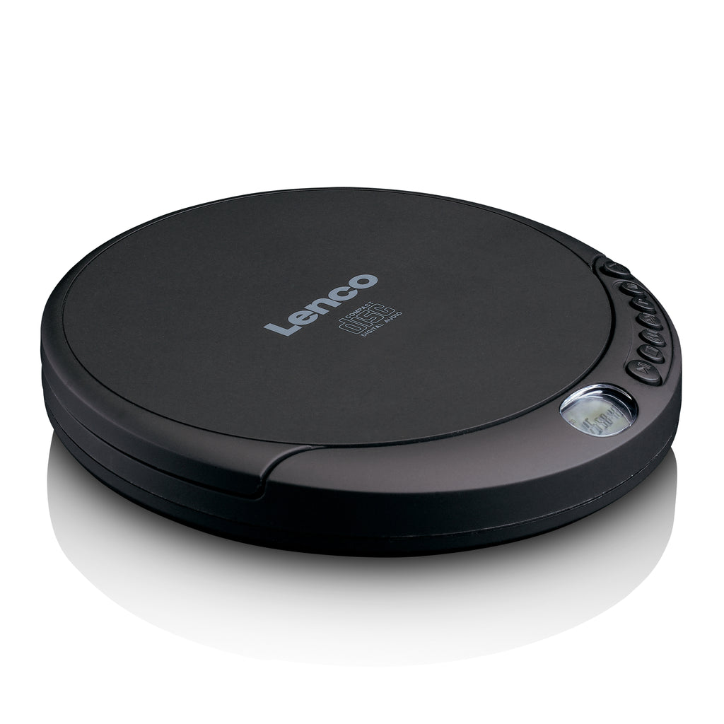 Lenco CD-010 - Portable CD player with charging function Black – Lenco-Catalog
