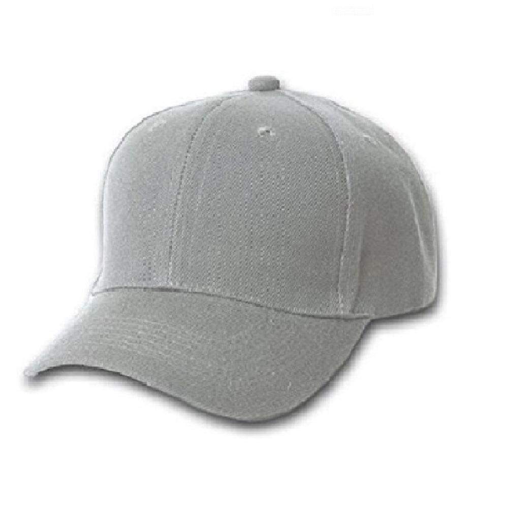 Plain Baseball Cap   Blank Hat with Solid Color and Adjustable