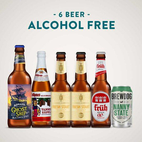 Alcohol Free - 6 Beer Mixed Case