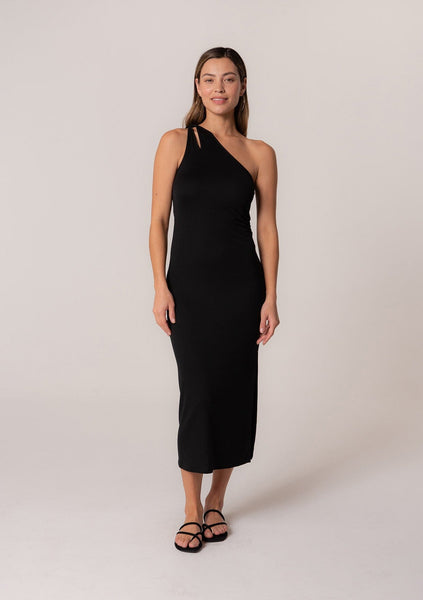 Myra One Shoulder Midi Dress