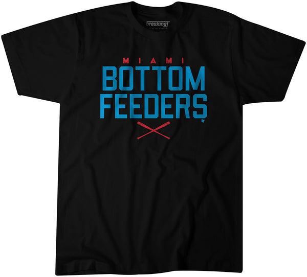 bottom feeders marlins shirt