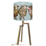 Woolly Sheep on Blue Lamp - Small