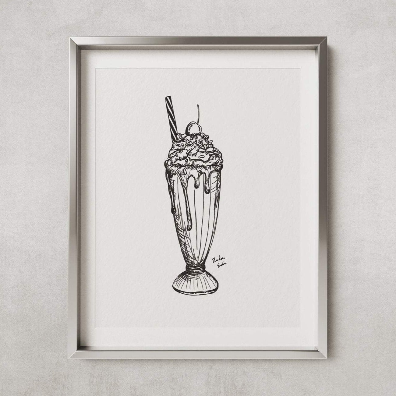 milkshake sketch