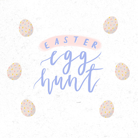 Easter egg hunt with giveaway bt The Commandment Co