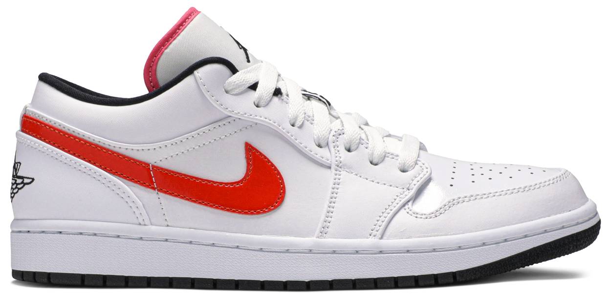 air jordan 1 low multicolor white