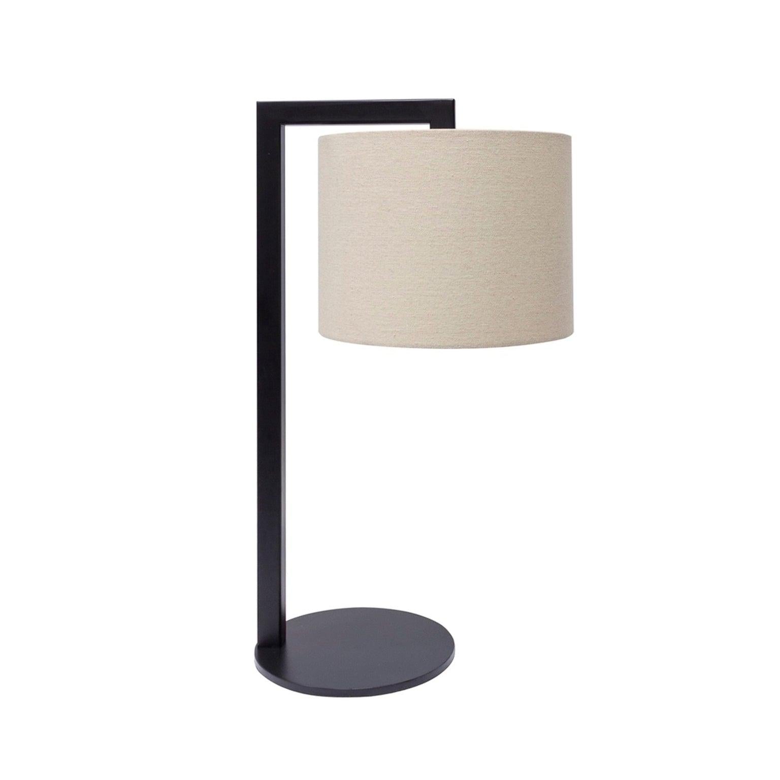 Hub gips knal Zwarte ijzeren tafellamp met lampenkap – Forhaus - Design & Store