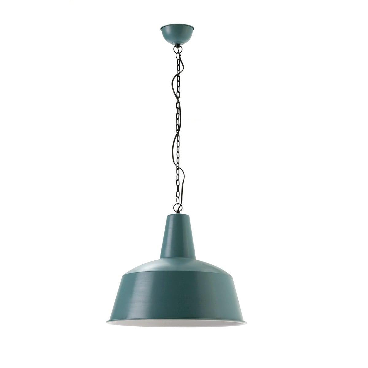 Uitsluiting uitstulping Ontdooien, ontdooien, vorst ontdooien Blauwe metalen plafondlamp – Forhaus - Design & Store