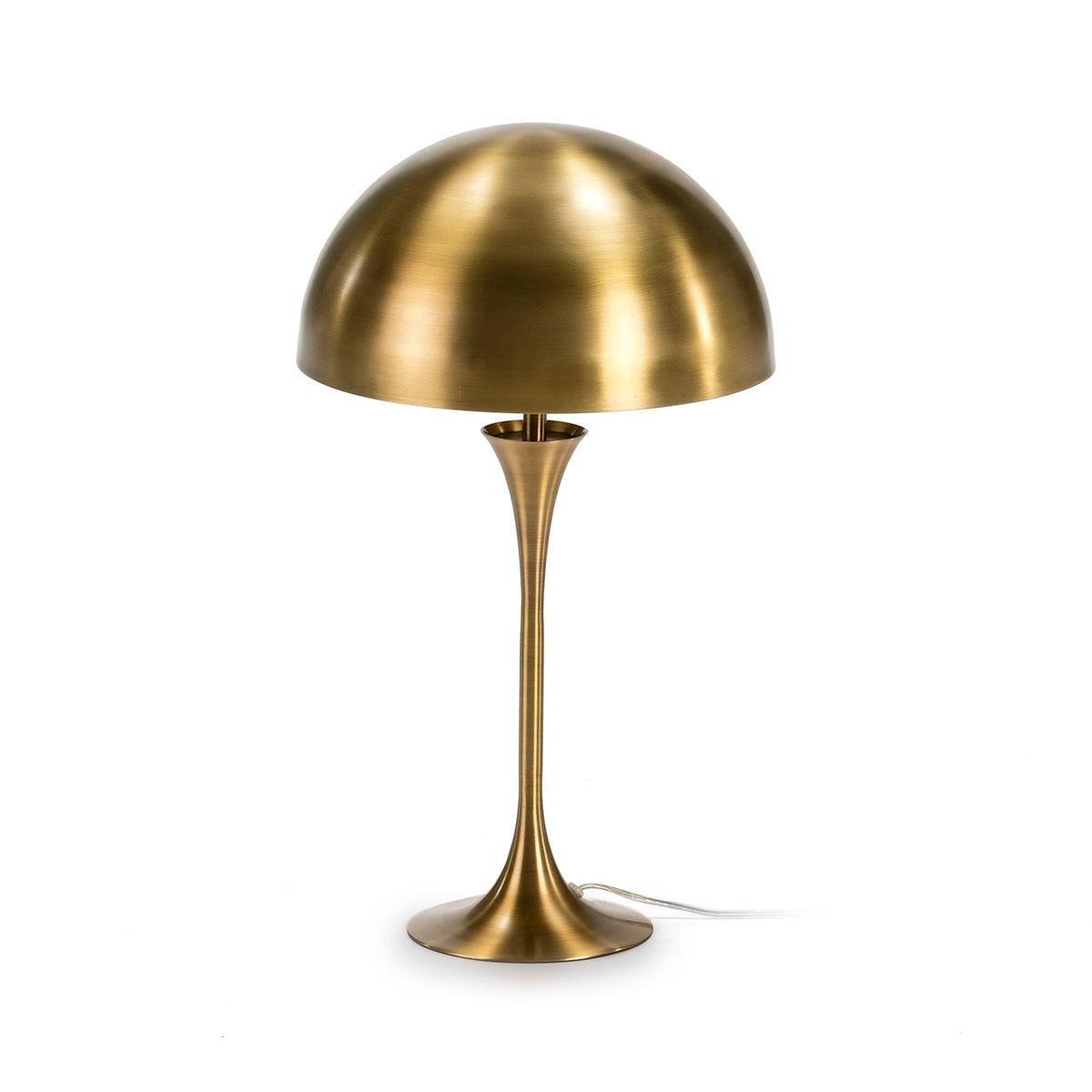 metgezel Deens nietig Tafellamp van goudkleurig metaal – Forhaus - Design & Store