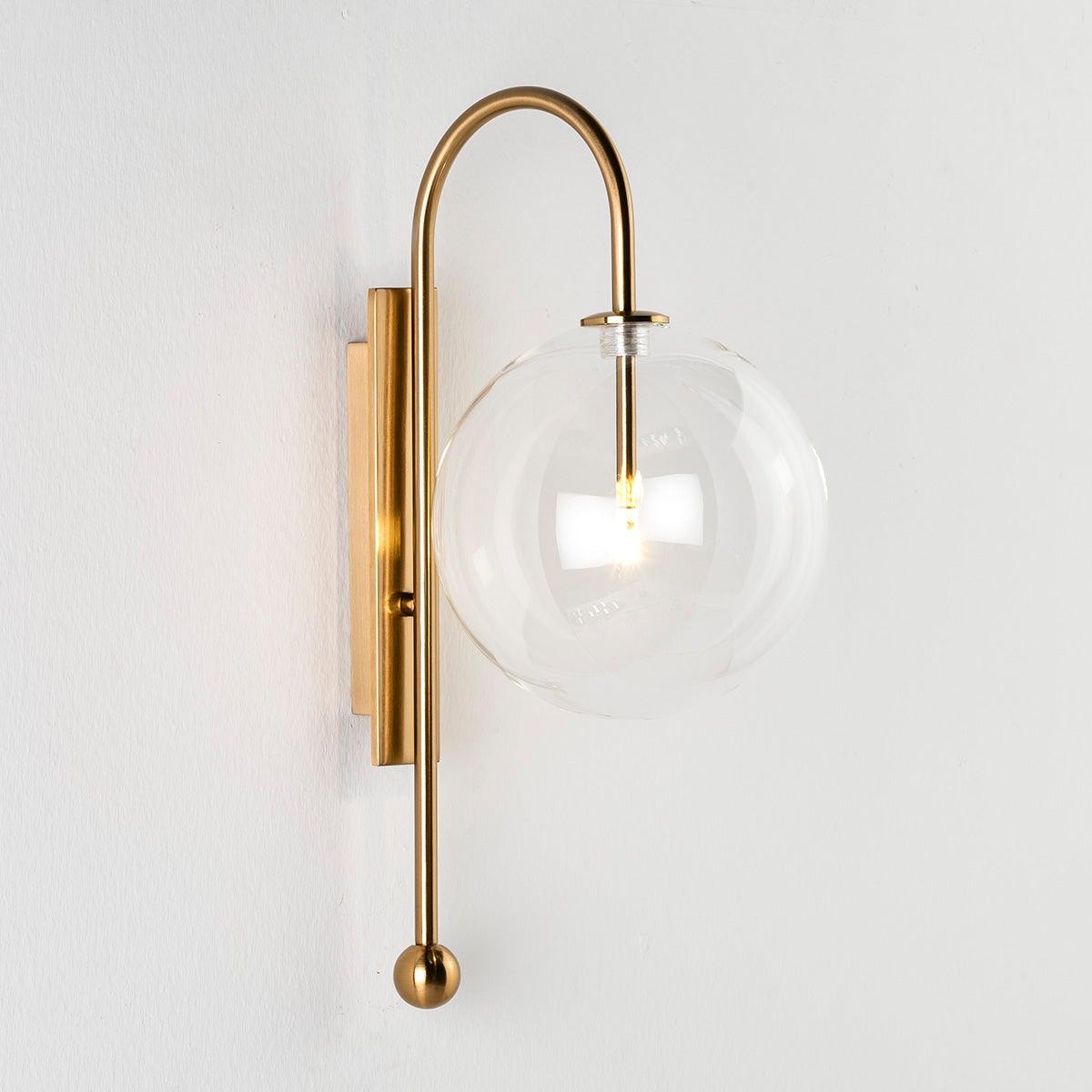 Wandlamp van goudkleurig metaal Forhaus - Design &
