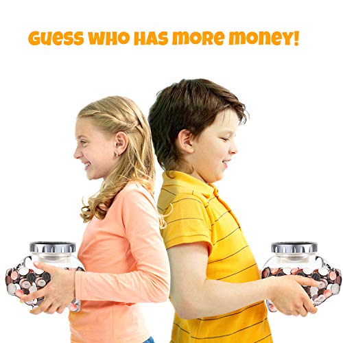 Large Capacity Piggy Bank for Kids LCD Display Digital Coin Counter Money Bank 