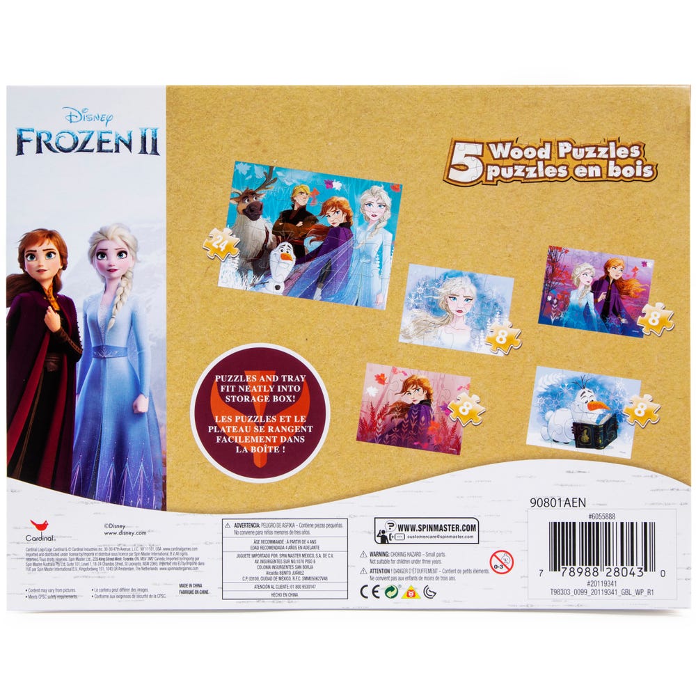 disney frozen 5 wood puzzles