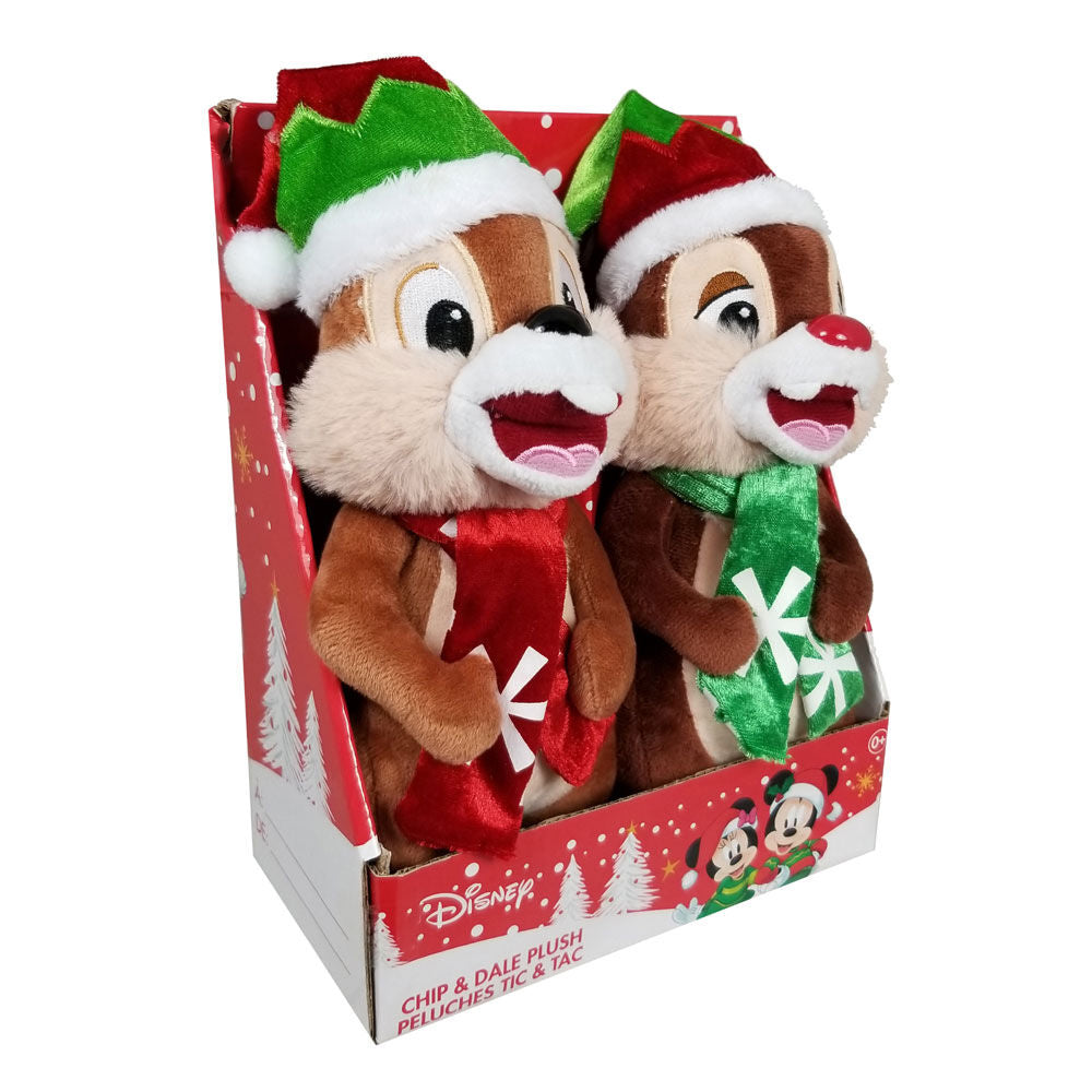 chip and dale christmas plush