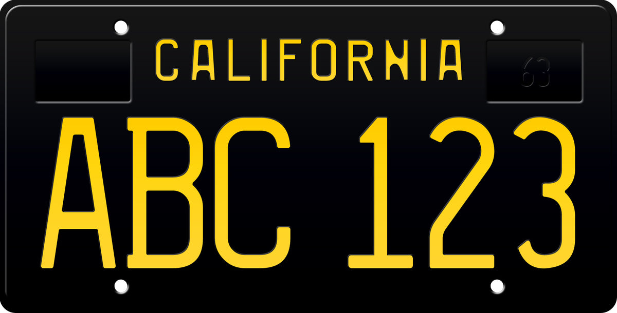 1964 California License Plate