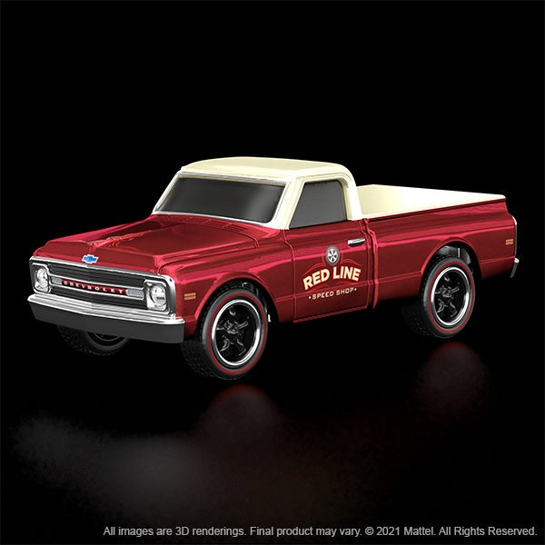 Hot Wheels Rlc 2021 Selections 1969 Chevy C10 Red Line Speed Shop Oxbl Diecast Enthusiast 1286