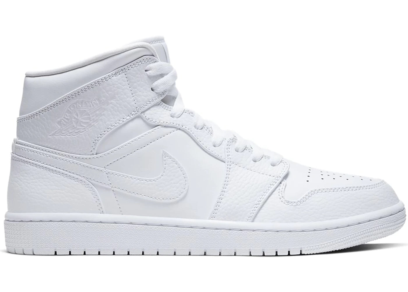 nike jordan 1 mid triple white