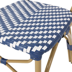 Navy Blue/White/Bamboo