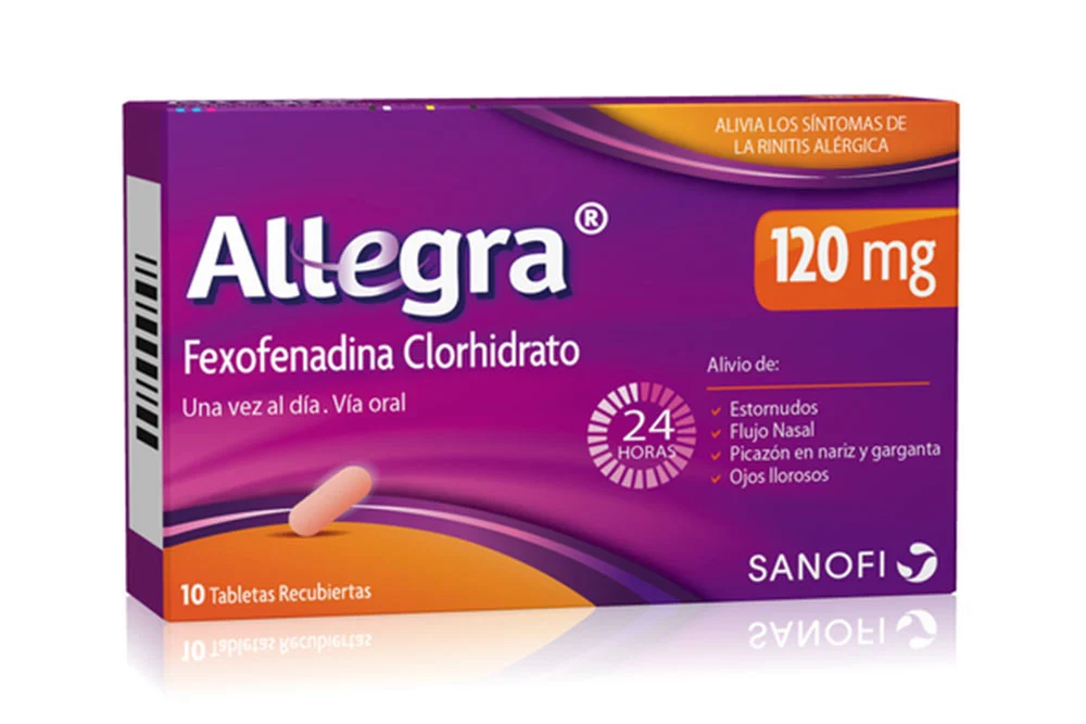 Allegra 120 Mg 10 Comprimidos Droguerías Pasteur