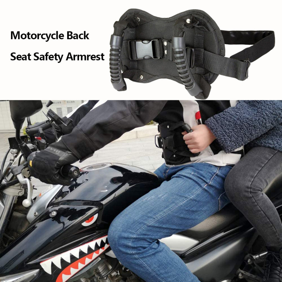 motorcycle passenger strap