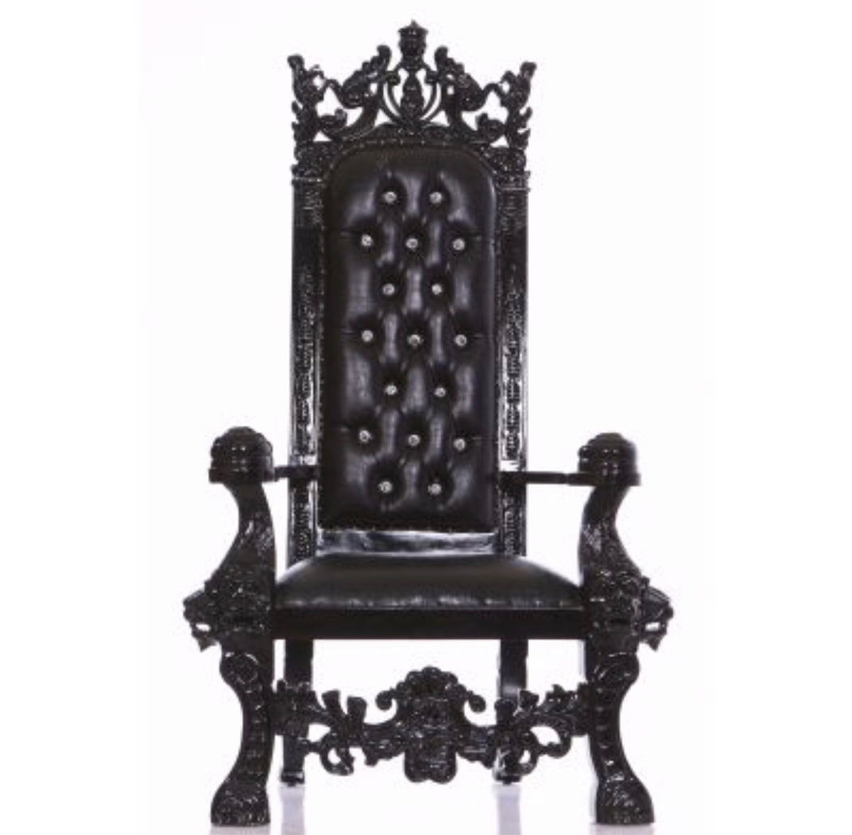 custom gothic throne chair