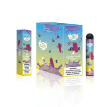 Blueberry Slushie flavored LOY XL Disposable Vape Pod 1500 puffs