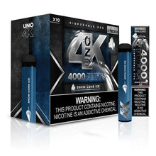Snow Cone Ice flavored Uno 4K Disposable Vape Pod