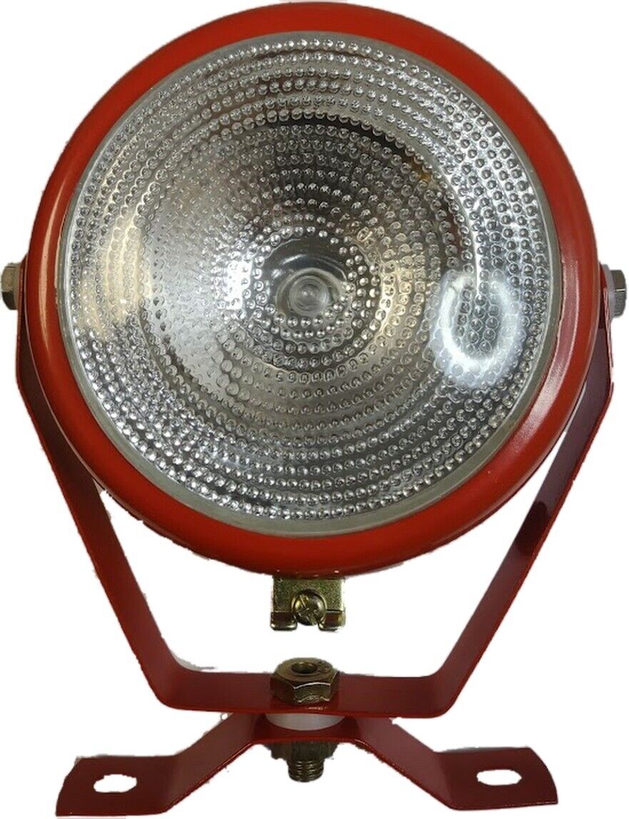 red tractor lamp