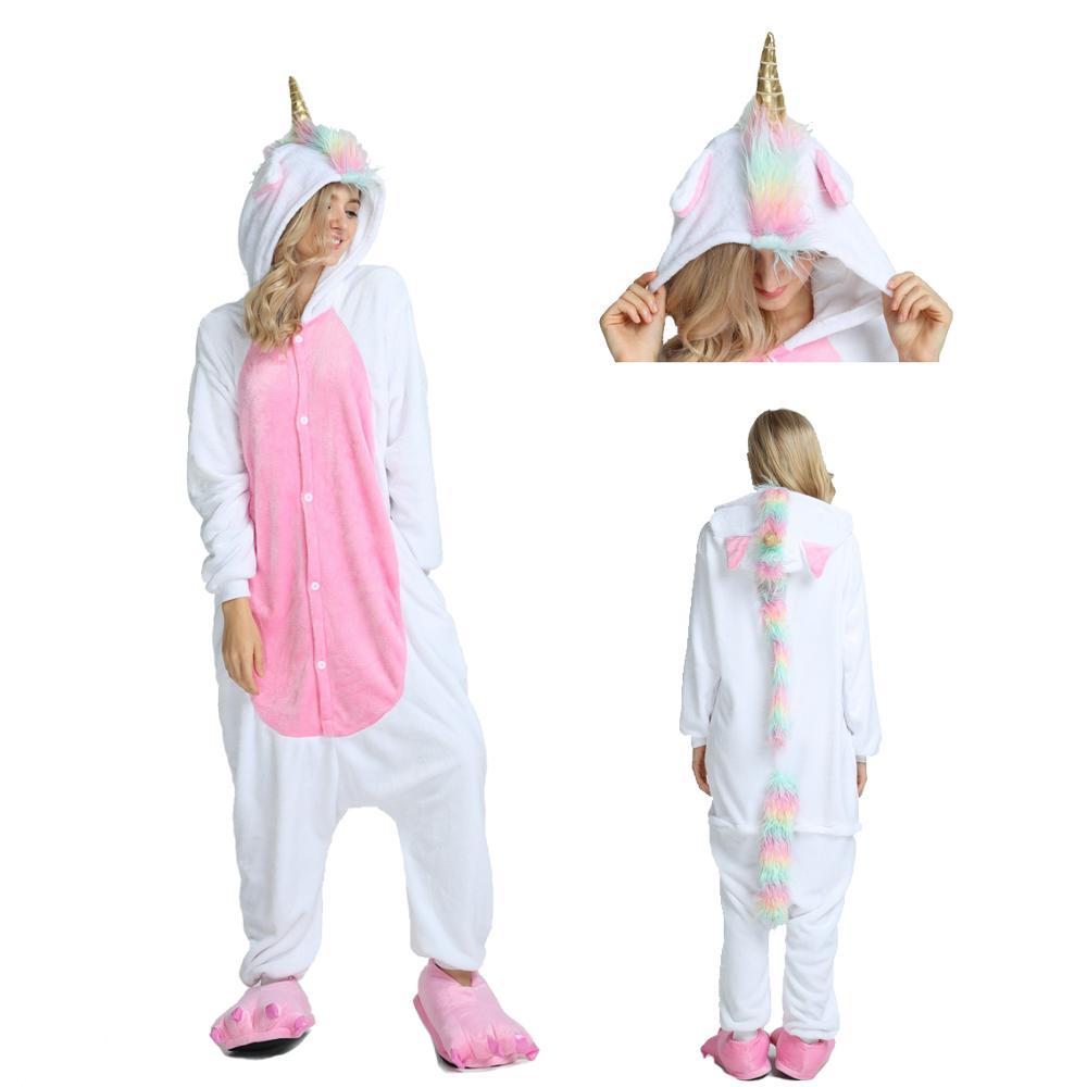 Pijama de unicornio para mujer rosa | los unicornios