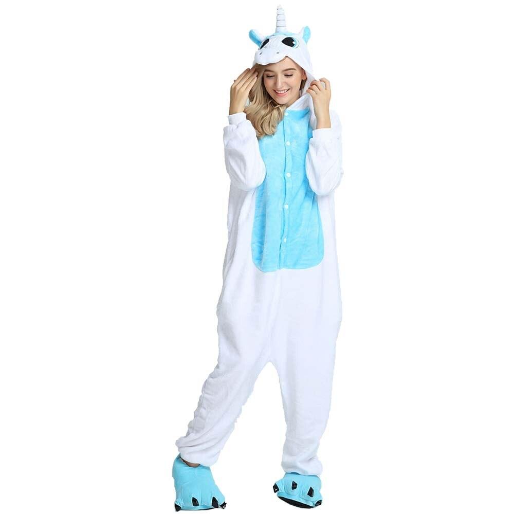 recurso renovable Ocultación Marcado Pijama unicornio entero blanco y azul | Paraíso de los unicornios