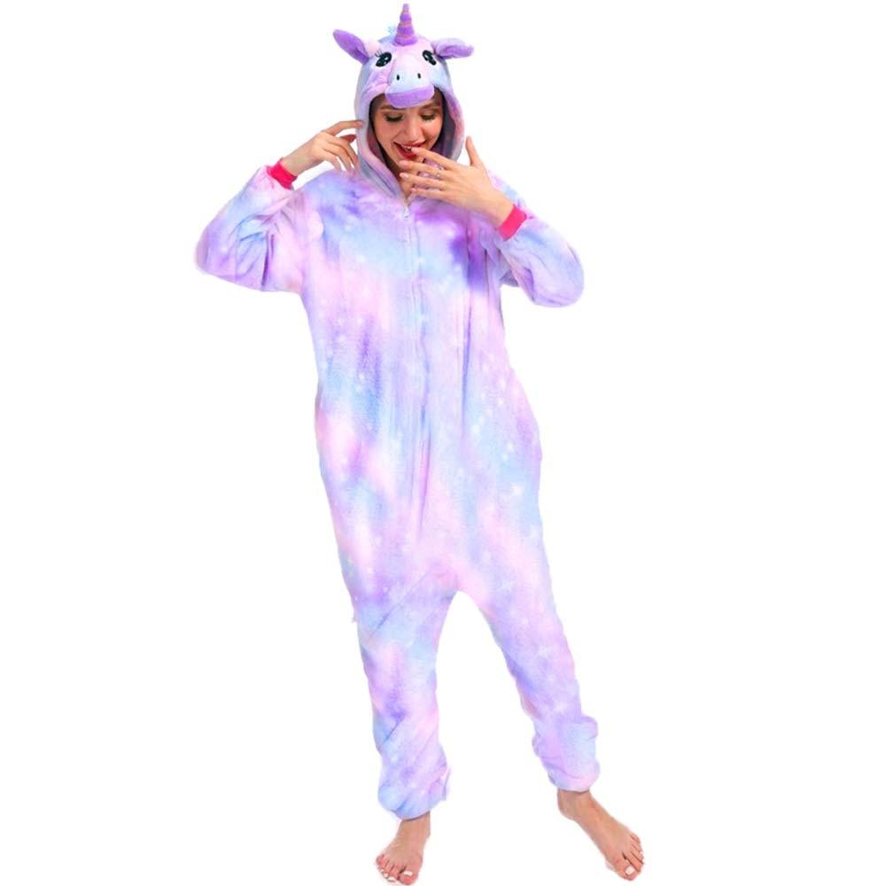 Pijama mujer rosa y azul Paraíso de unicornios