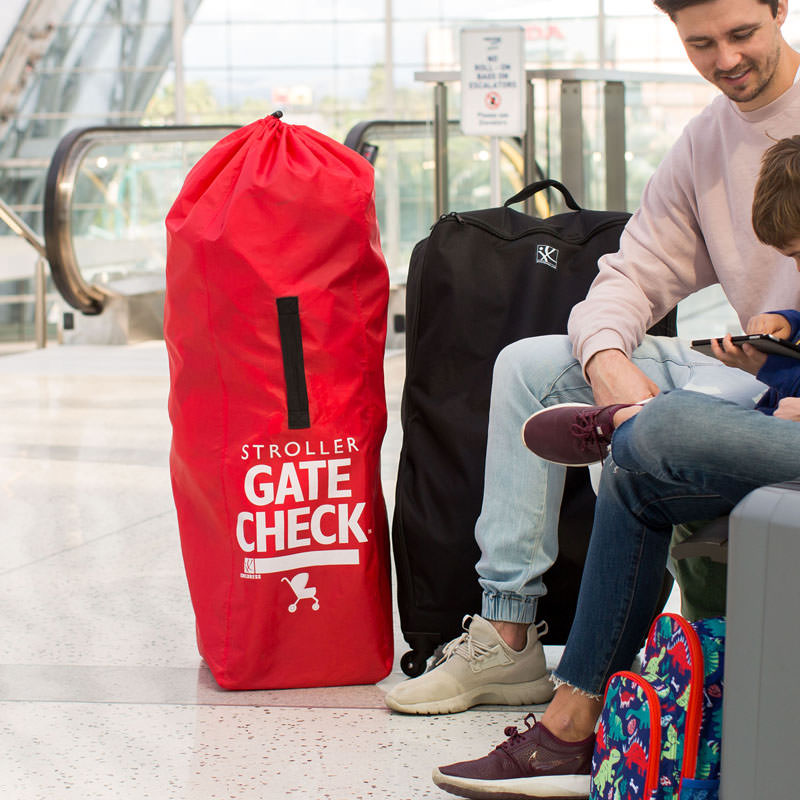 Travel Cover Denim Premium Umbrella Stroller Bag for Airplane Gate Check In 