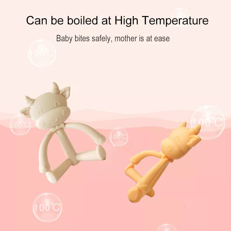 Cow Silicone Teether