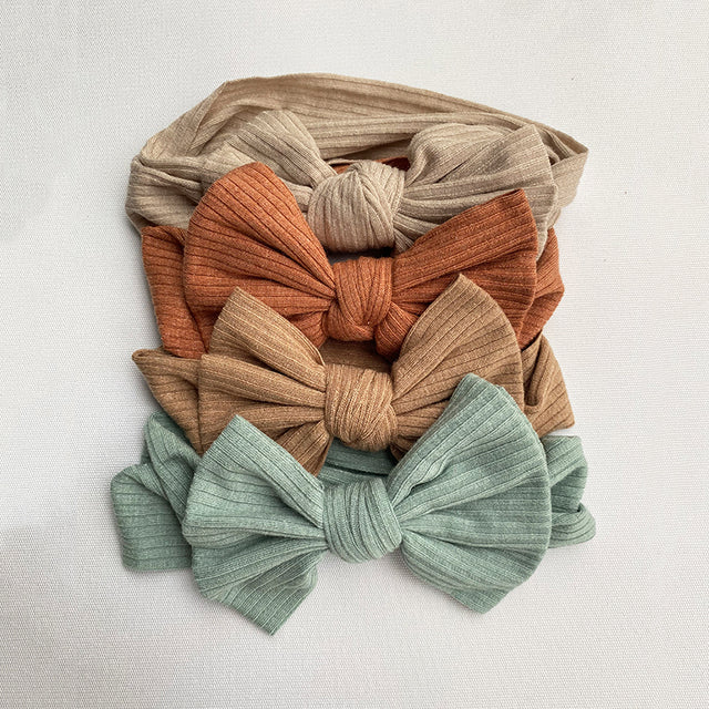 Wide Band Head Band with Bow