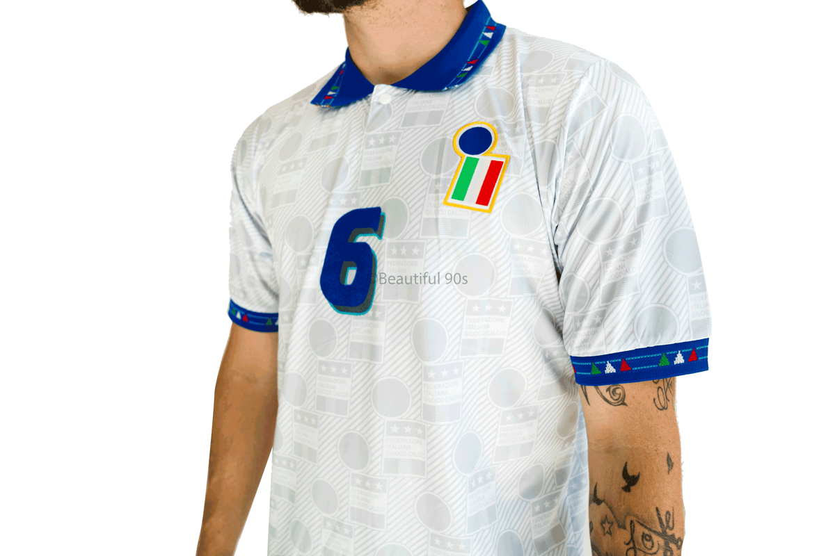 1994 World Cup Italy away replica retro football shirt