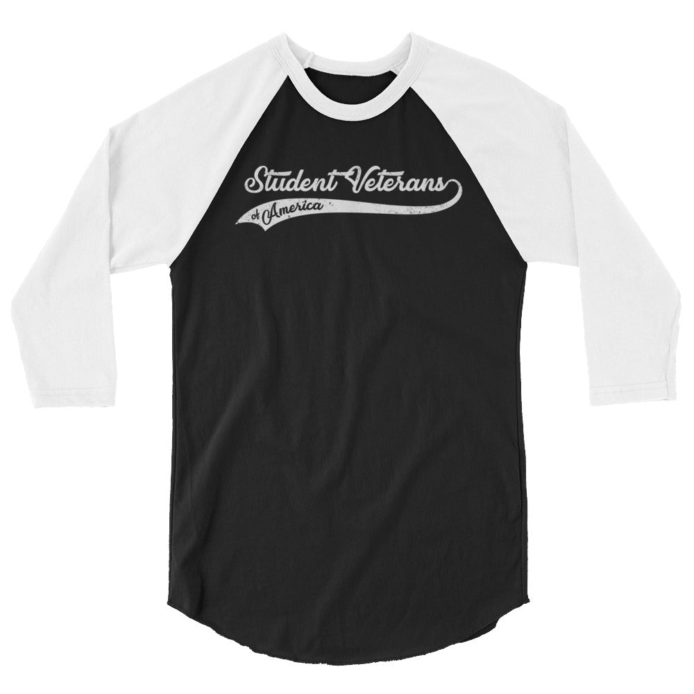 Unisex 3/4 Sleeve SVA Baseball Logo Raglan Shirt