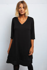 Hem Dress black