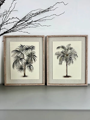 Set of 2 Metallic Palm Prints